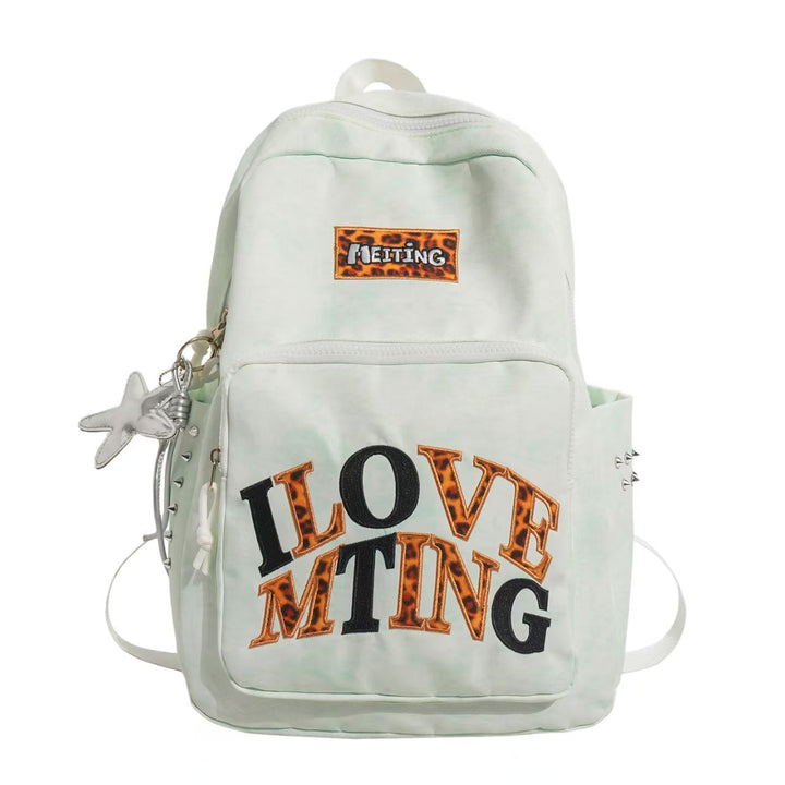 Trendiger Rucksack Skanto mit grafischer Stickerei