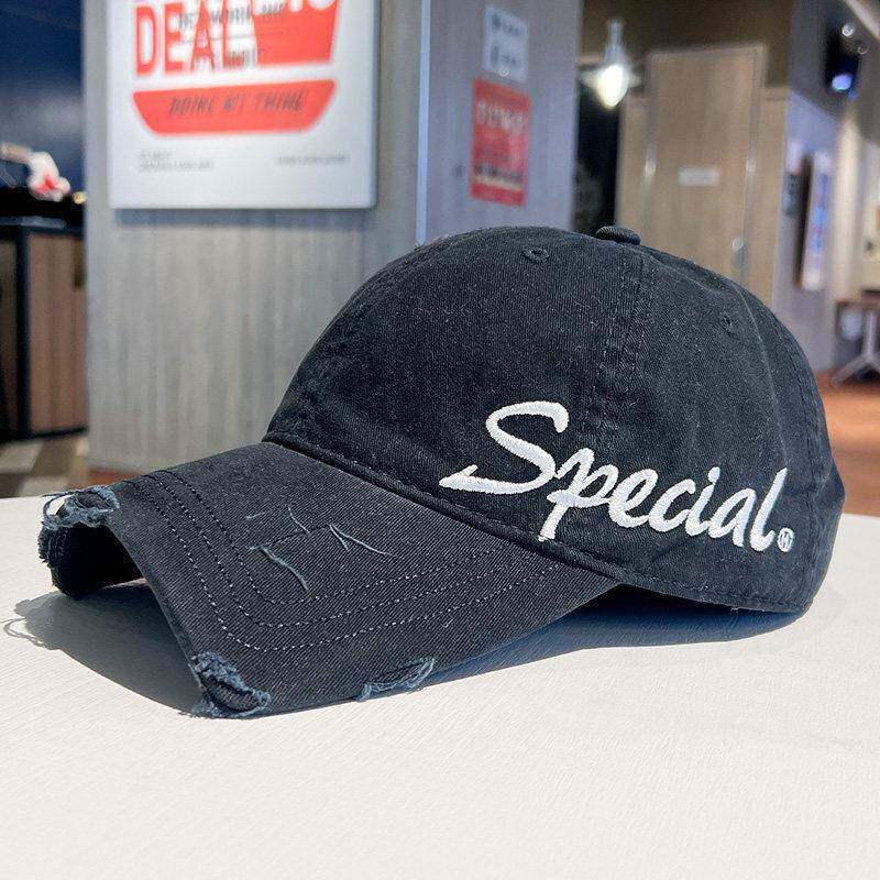 Unisex Distressed K Baumwoll-Dad-Cap Skanto