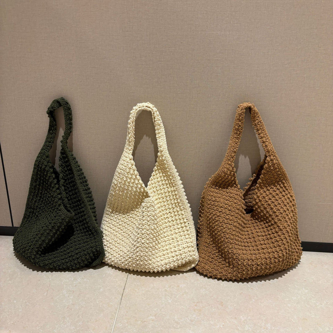 Großer handgemachter Baumwoll-Shopper Skanto