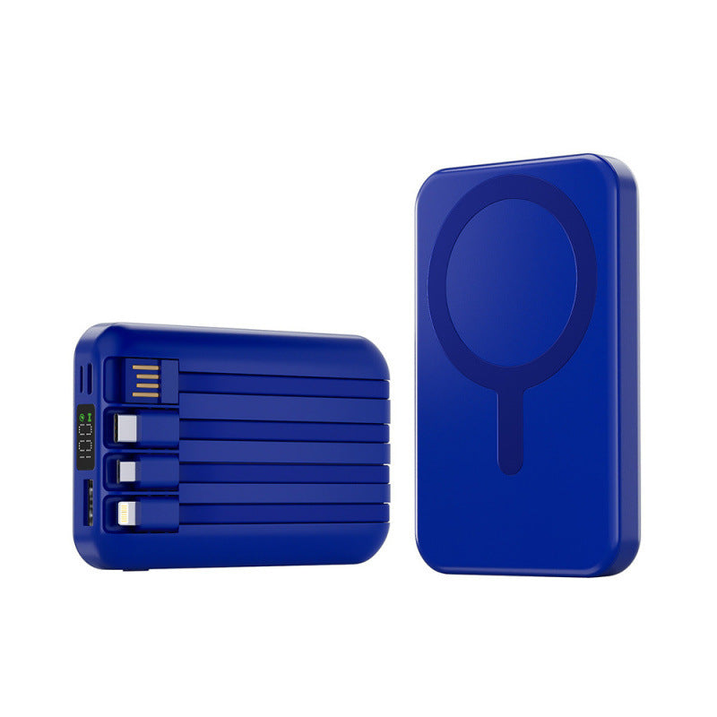 Tragbare Powerbank mit integriertem Kabellautsprecher und Schnellladung Skanto