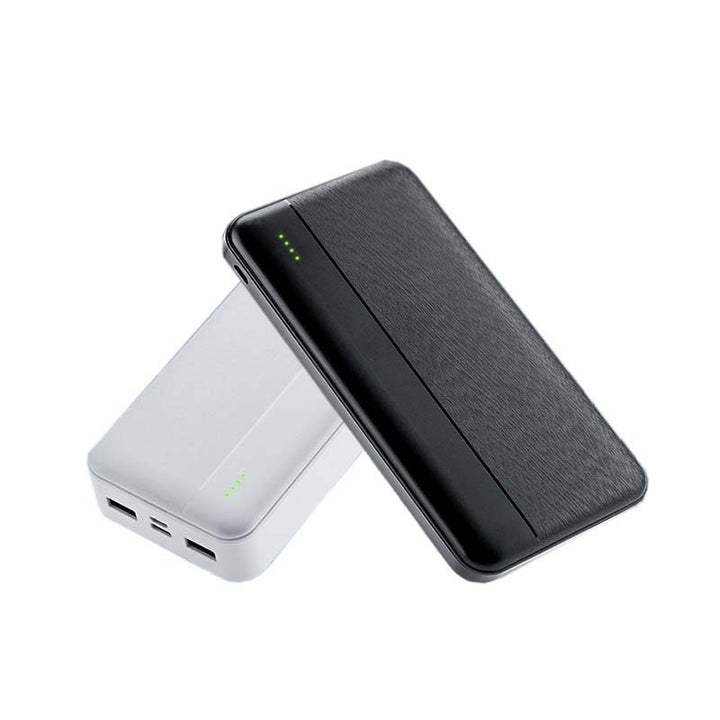 Tragbare Powerbank mit hochwertiger Oberflächentextur und Schnellladefunktion Skanto