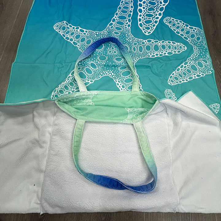 Strandtuch mit elegantem Blumenmuster Skanto