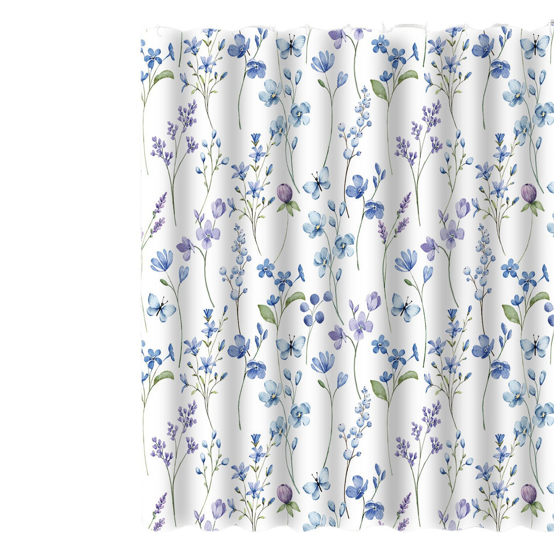 Duschvorhang Skanto mit Blumenmuster