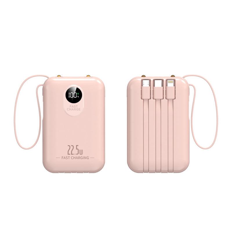 Tragbare Powerbank mit Schnellladefunktion und LED-Anzeige Skanto