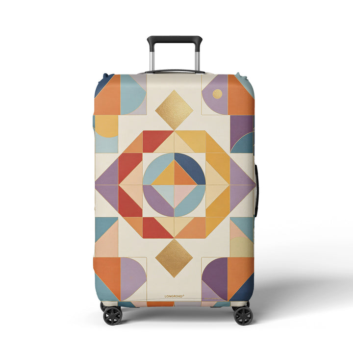 Damen Kofferhülle mit modernem Grafikdesign Skanto