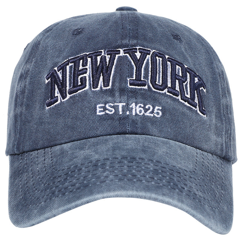 Herren Distressed Bestickte Dad Hat Skanto