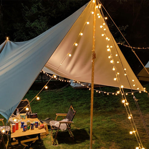 Lichterkette mit warmweißen LED-Leuchten Skanto