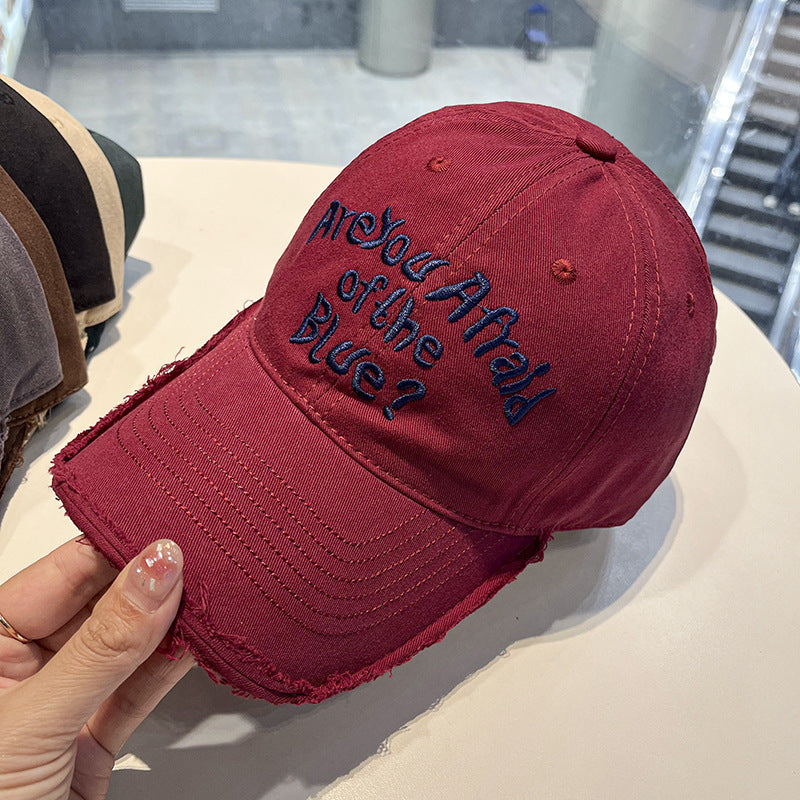 Damen-Cap im Vintage-Stil mit Stickerei Skanto