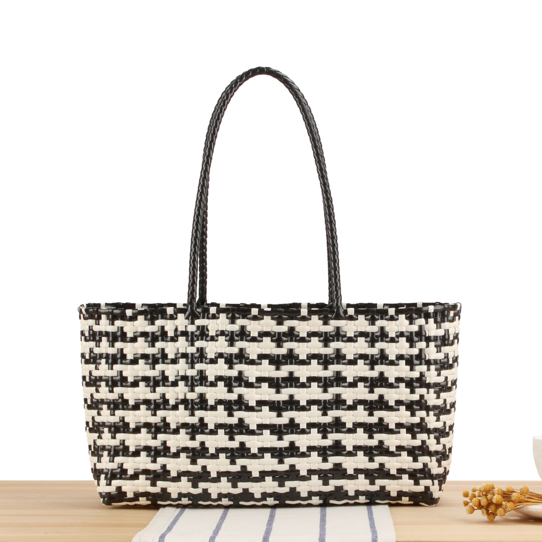 Designer-Tote Bag aus hochwertigem Webmaterial Skanto