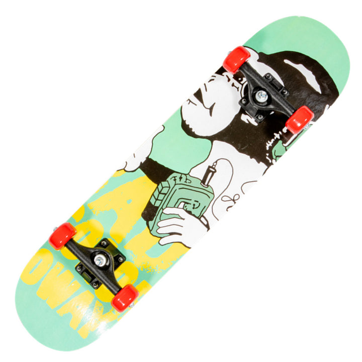 Trick-Skateboard mit Drachengrafik Skanto