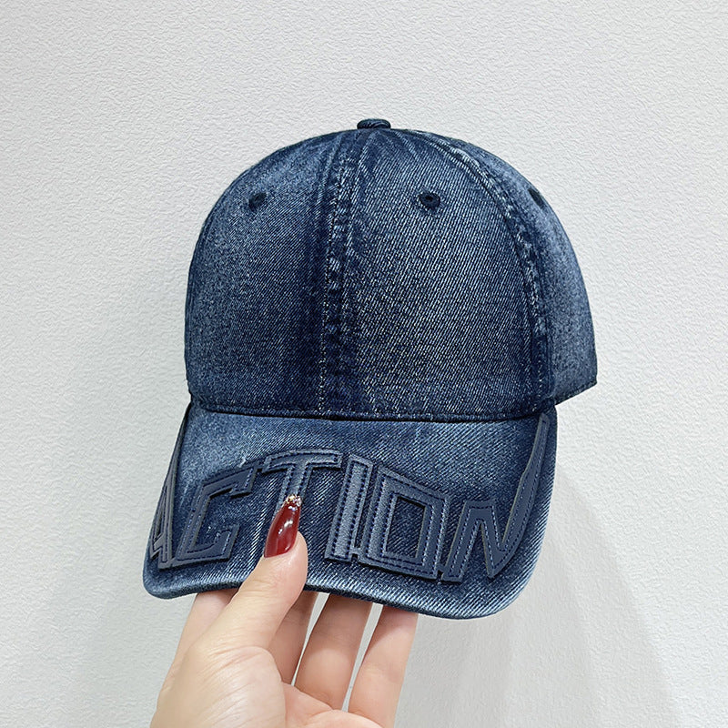 Unisex Stylische Denim-Baseballkappe Skanto