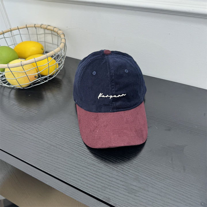 Cord-Baseballkappe für Herren mit breiter Krempe Skanto
