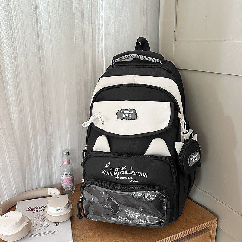 Skanto Verspielter Schulrucksack mit mehreren Fächern