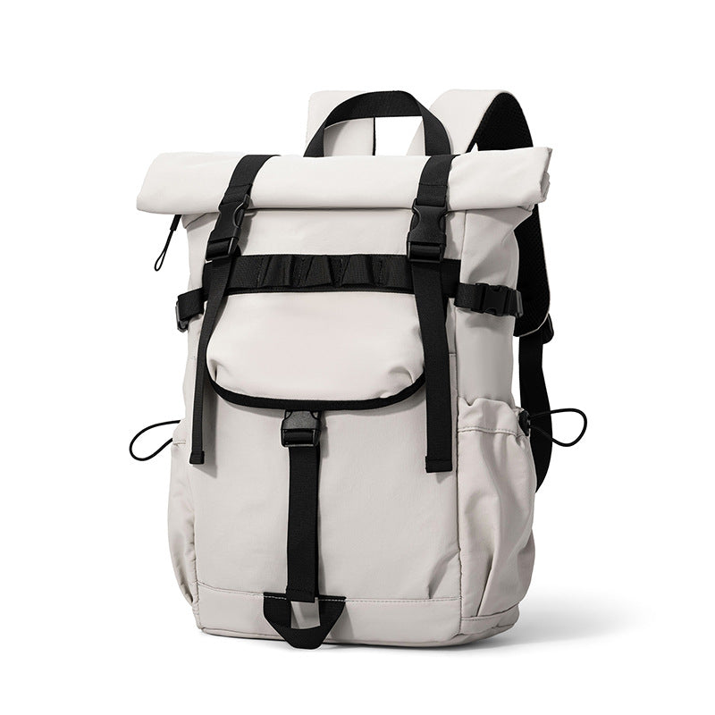 Urbaner Rucksack mit flexiblem Roll-Top-Verschluss und vielseitigen Taschen Skanto