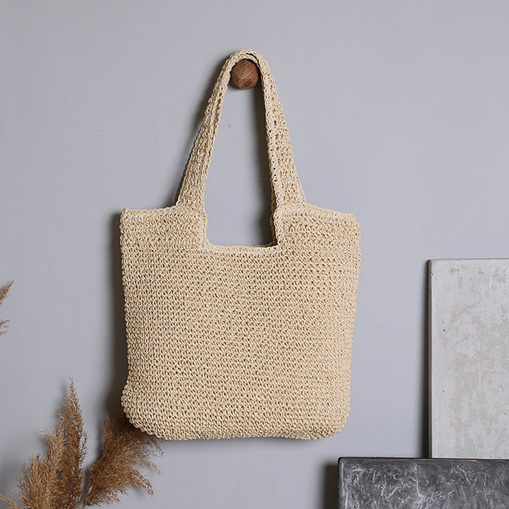 Handgemachte Tragetasche aus Naturmaterial Skanto