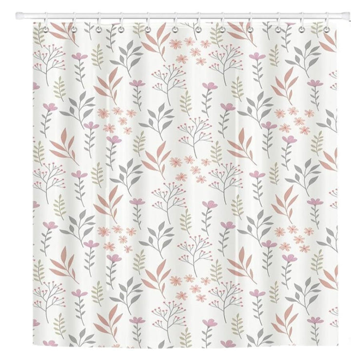Duschvorhang Skanto mit Blumenmuster