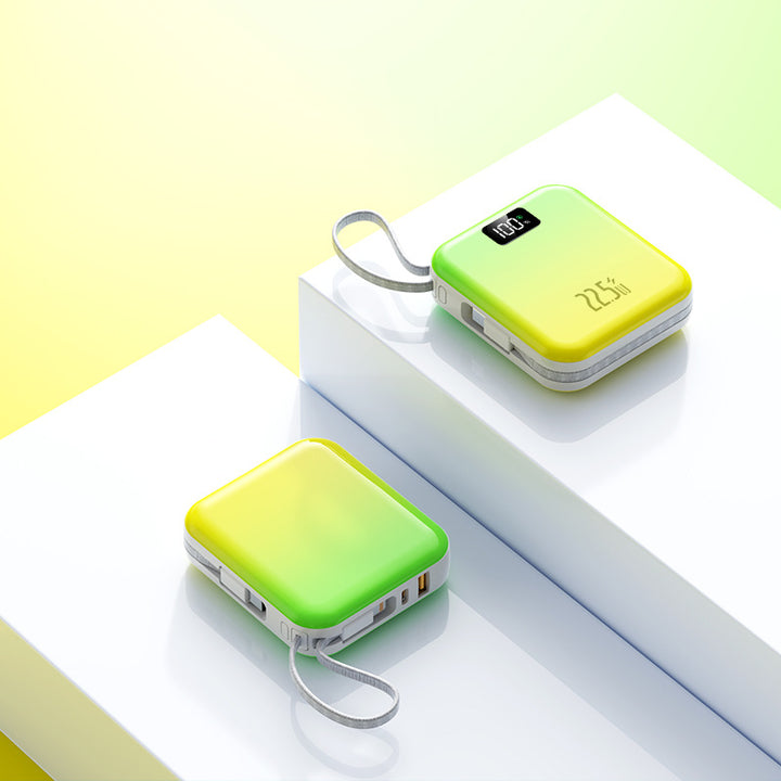 Tragbare Powerbank mit Digitalanzeige Skanto