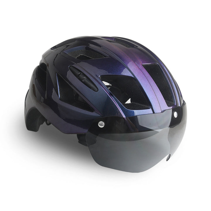 WoAerodynamischer Fahrradhelm mit Visier Skanto