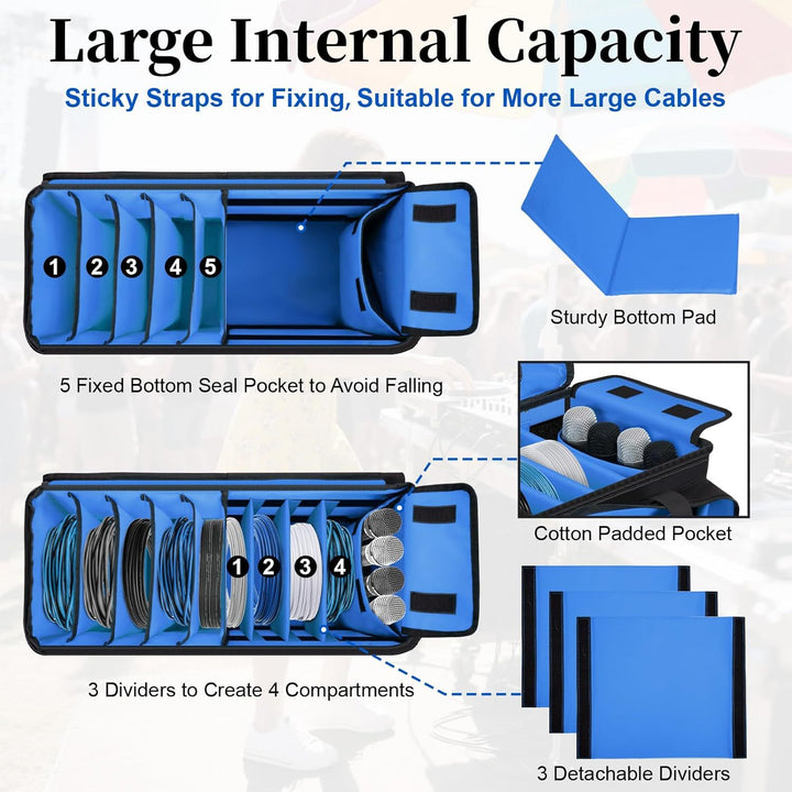 Multifunktionale Kabel-Organizer-Tasche Skanto