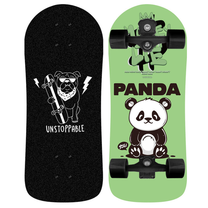 Skateboard Skanto mit Einhorn-Grafik