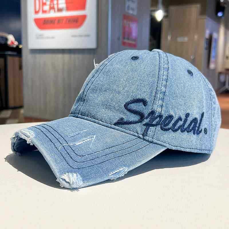 Unisex Distressed K Baumwoll-Dad-Cap Skanto