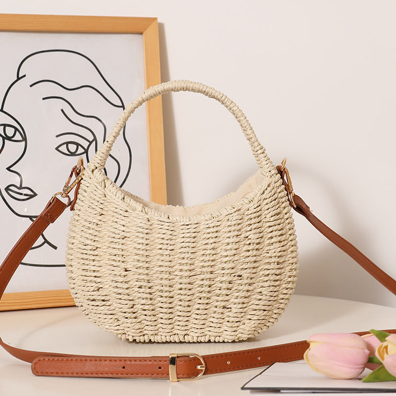 Hochwertige Handtasche aus Naturmaterial Skanto