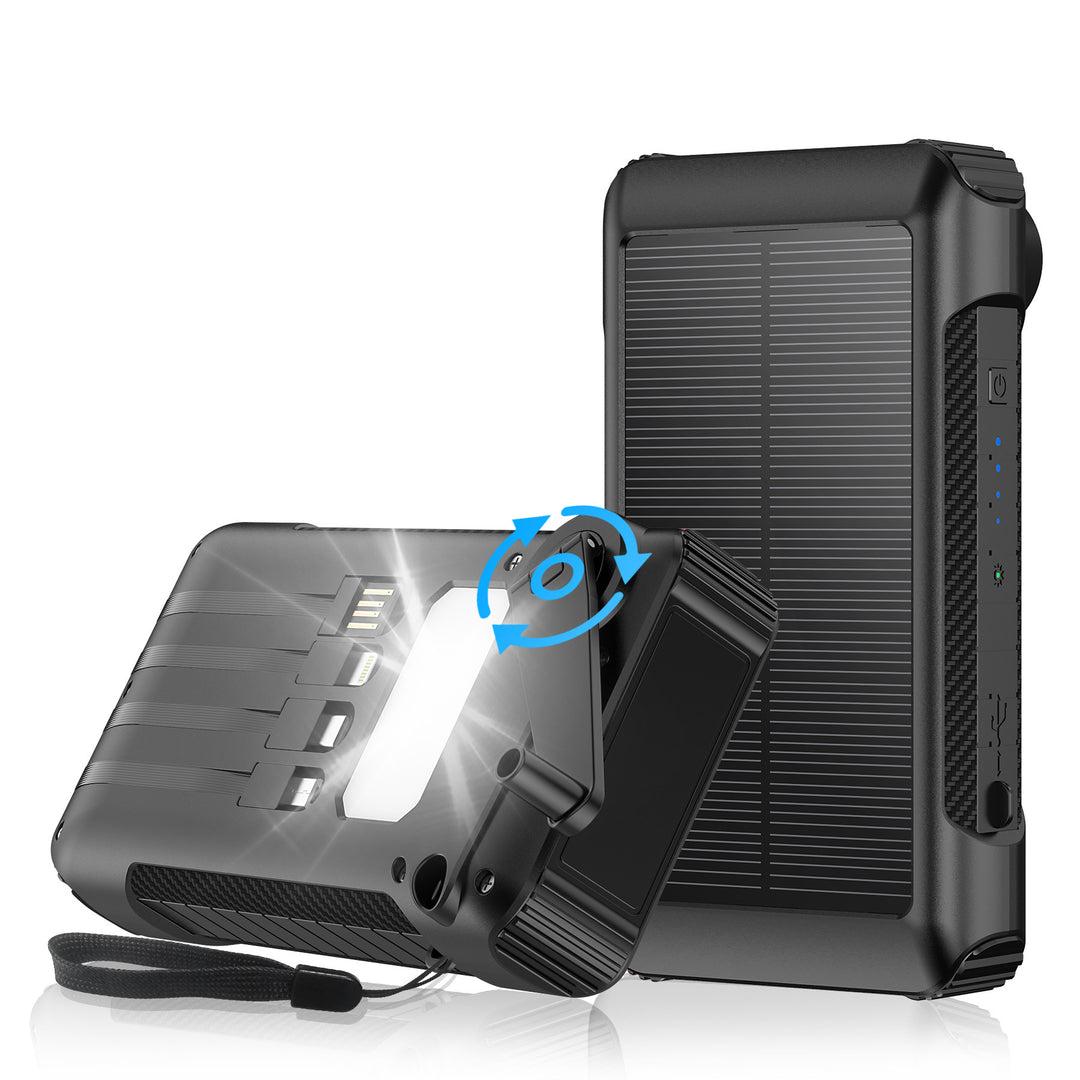 Solar Powerbank mit mehreren Ladeoptionen Skanto