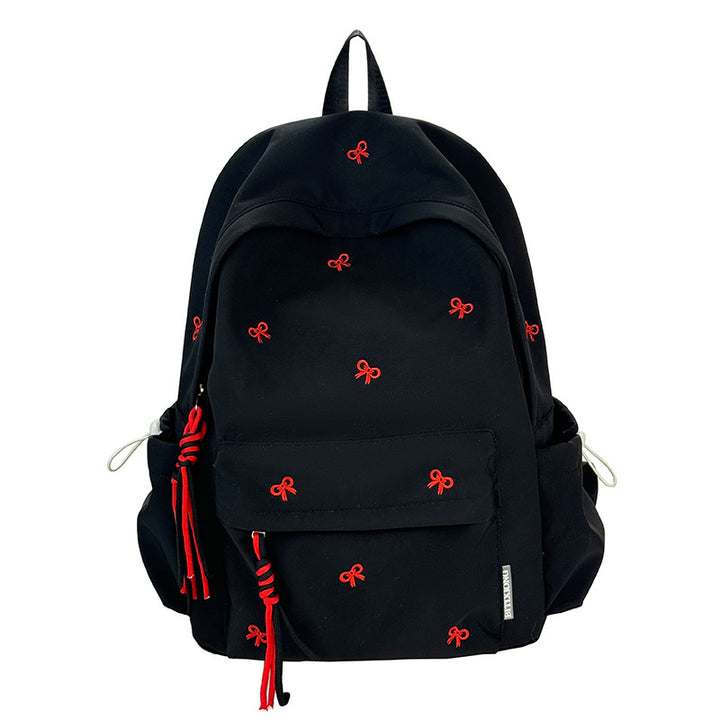 Eleganter Rucksack Skanto mit Schleifenstickerei
