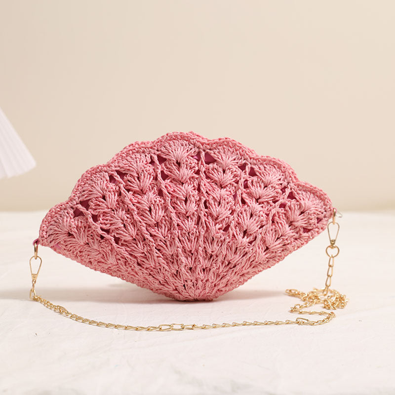 Elegante Clutch im Muscheldesign Skanto