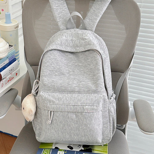 Klassischer Schulrucksack aus weichem Stoff