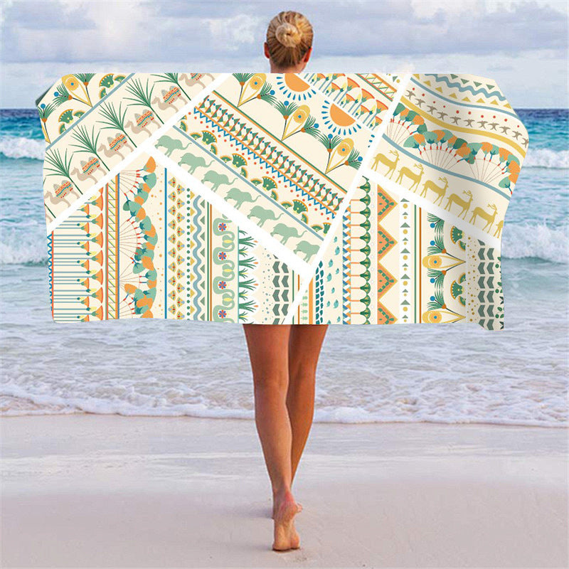 Strandtuch mit einzigartigem geometrischem Muster Skanto