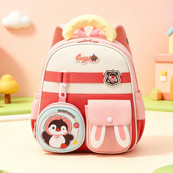 Niedlicher Schulrucksack für Kinder mit Charakter-Design