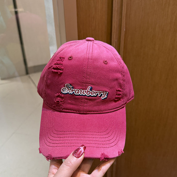 Damen Baumwoll-Cap im Used-Look Skanto