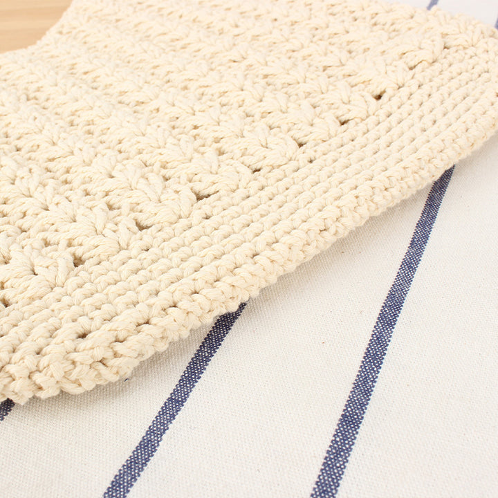 Moderne Mesh-Einkaufstasche mit elegantem Kordelzug Skanto