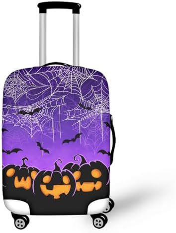 Unisexer nicht-elastischer Kofferbezug mit Pferde- und Sonnenblumenmotiv, strapazierfähiger Stretch-Schutz für Hartschalen-Trolley mit Reißverschluss Skanto