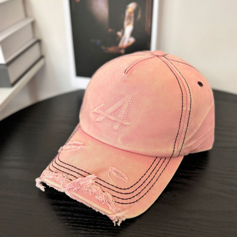 Damen Baseball Cap im Used-Look im Vintage-Stil Skanto