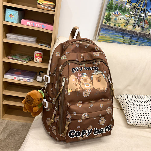 Skanto Schulrucksack für Kinder mit lustigem Tiermotiv