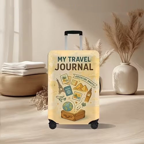 Unisex nicht-elastische Kofferhülle mit vulkanischem Lavamarmor-Design, elastischer Schutzhülle für Trolley Skanto