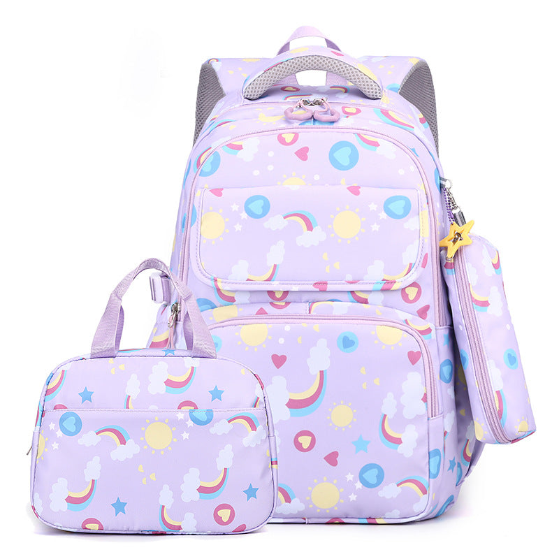 Stylische Schultasche mit abnehmbarem Zubehör Skanto