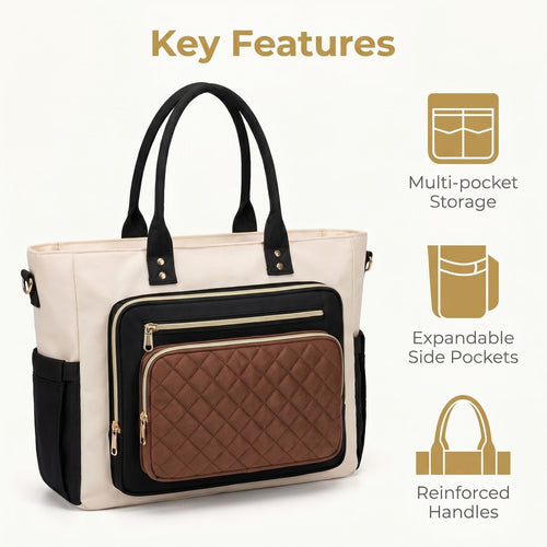 Handtasche mit elegantem Steppdesign Skanto