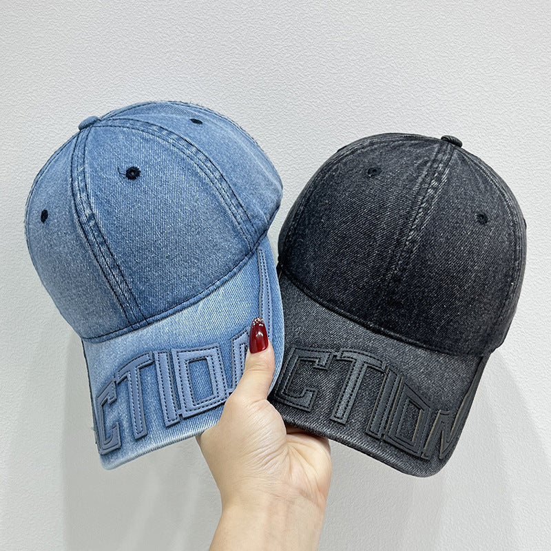 Unisex Stylische Denim-Baseballkappe Skanto