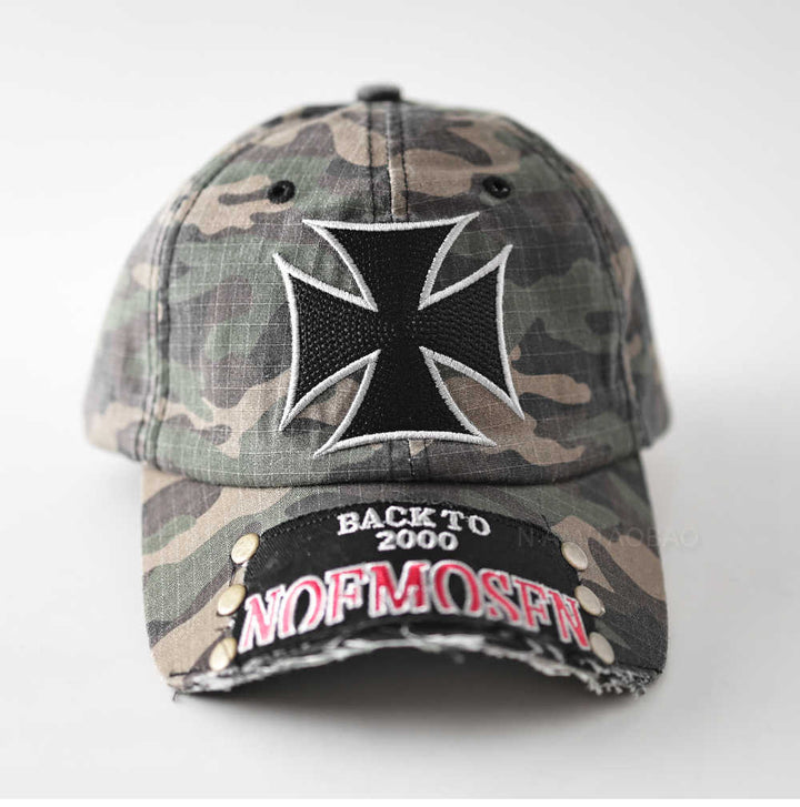 Herren Distressed Vintage Cap mit Grafik Skanto