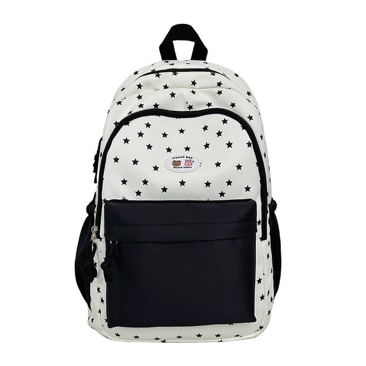 Rucksack mit Sternenprint und vielen Fächern Skanto