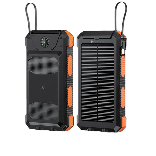 Wasserdichte Solar Powerbank mit integriertem Kompass Skanto