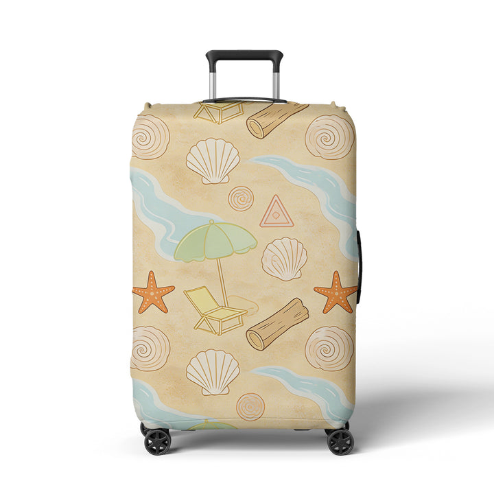 Damen Kofferhülle mit Strandmotiv Skanto