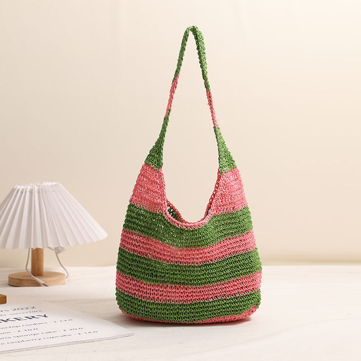 Leicht zu tragende Tasche im Streifendesign Skanto