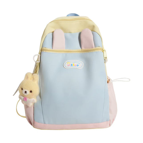 Niedlicher Schulrucksack mit Hasenohren Skanto