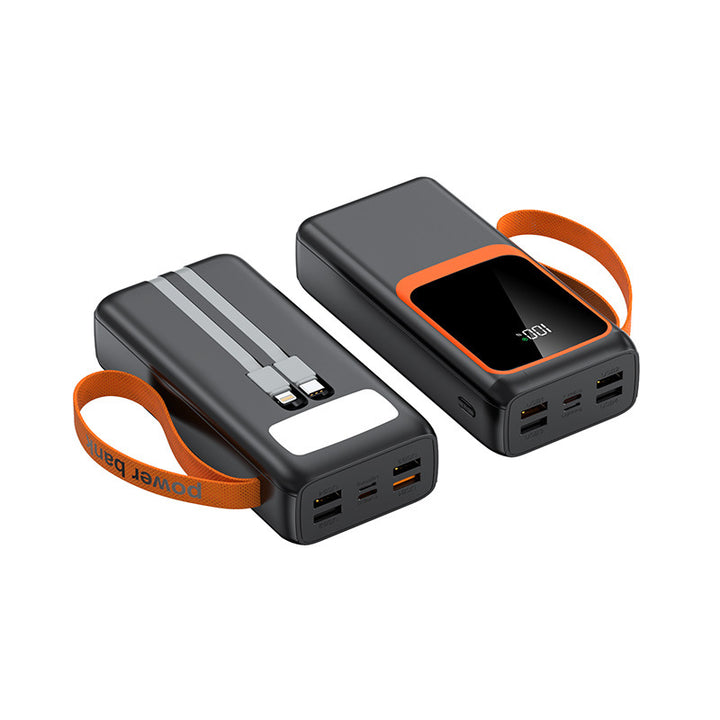 Tragbare Powerbank mit Digitalanzeige und multifunktionalen Anschlüssen Skanto