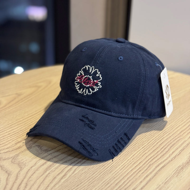 Unisex Bestickte Baseballkappe mit Blumenmuster Skanto