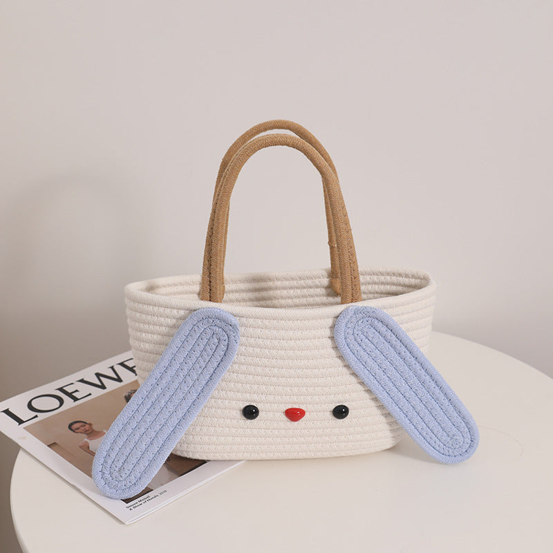 Verspielte Stofftasche mit Tiermotiv Skanto